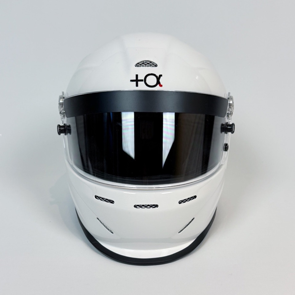Plus Alpha Designs P18 フルフェイスレーシングヘルメット ホワイト