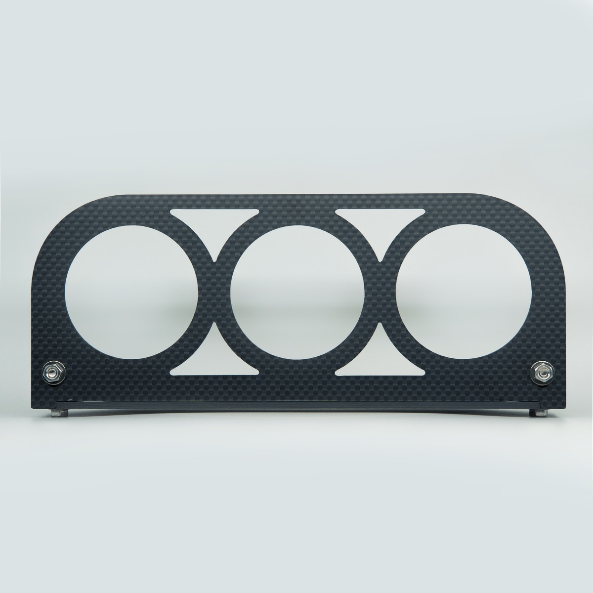 P11/P12　３連メータースタンド（53mm/60mm、3mm厚のドライカーボン製）