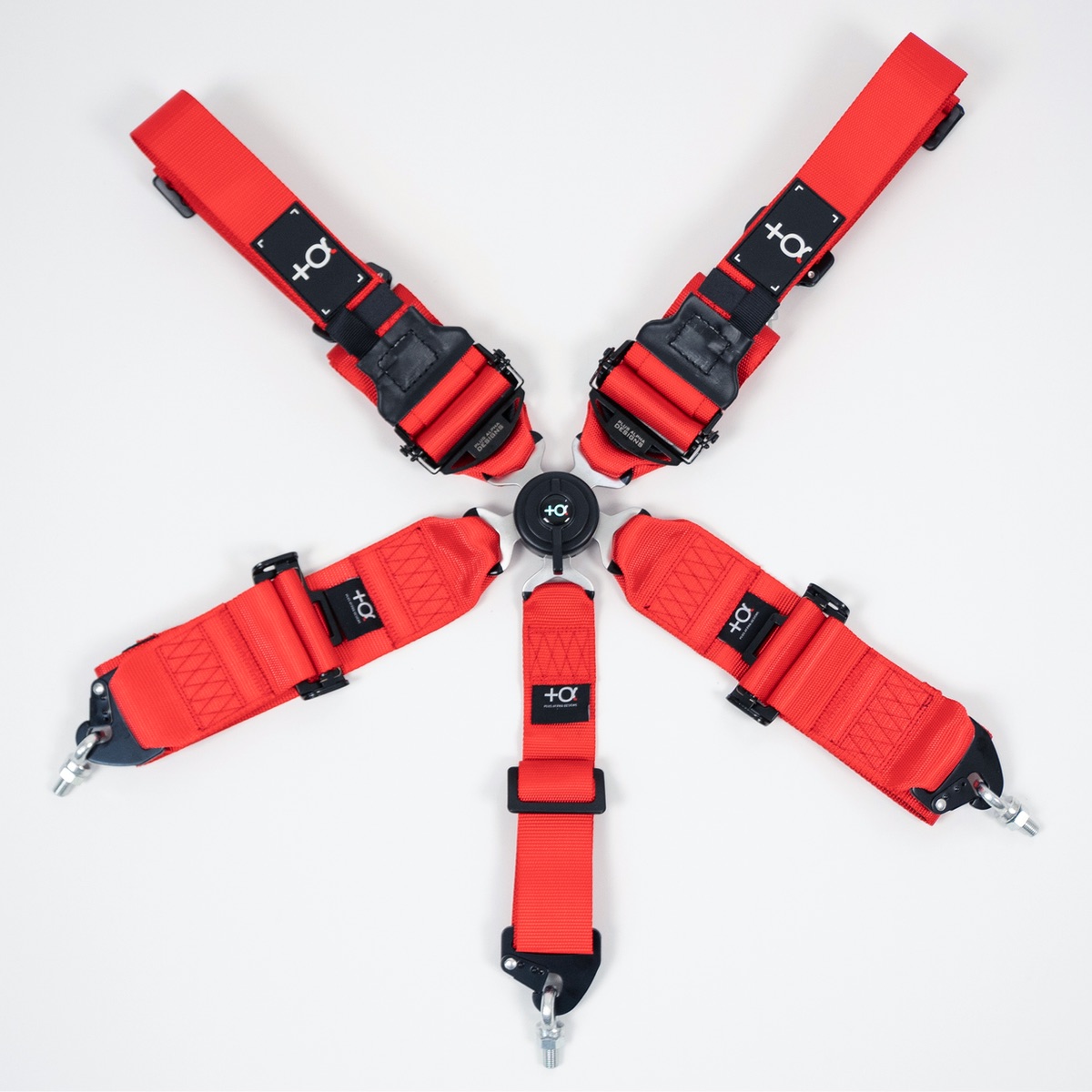 B02　5点式レーシングハーネス　レッド