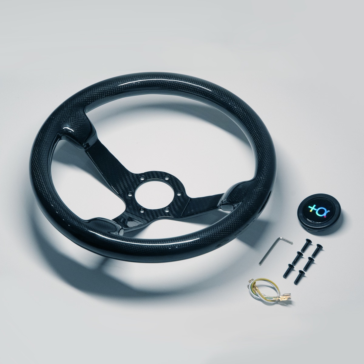 W01 ディーピー ドライカーボン ステアリングホイール
